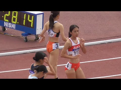 女子200m予選 全日本インカレ陸上2022