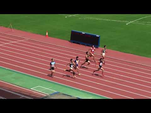 2018 茨城県選手権陸上 男子200m準決勝1組