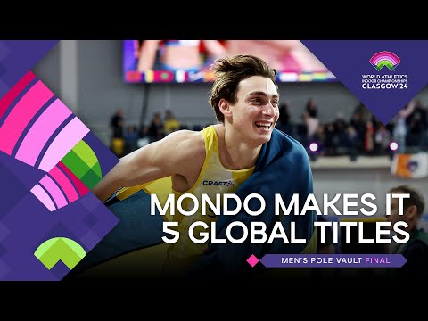 Mondo Duplantis retains pole vault title | World Athletics Indoor Championships Glasgow 24