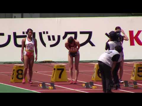 2018 織田記念陸上 女子100mH 予選