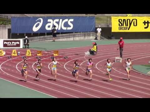 2015 布勢スプリント 女子100m 第1レース 4組