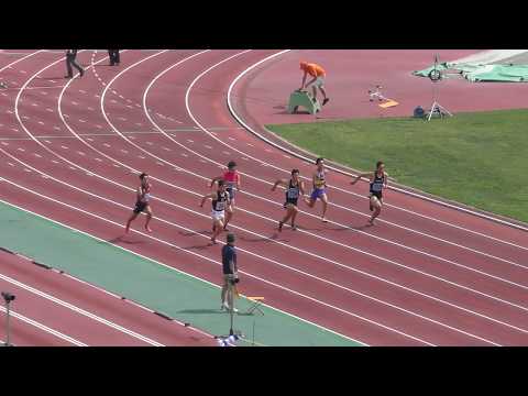 H30　千葉県高校総体　男子八種競技100m　1組