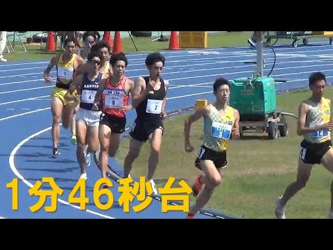 PB大幅更新 B&amp;A 男子800m 千歳大会 2024.7.20 ホクレンディスタンス陸上