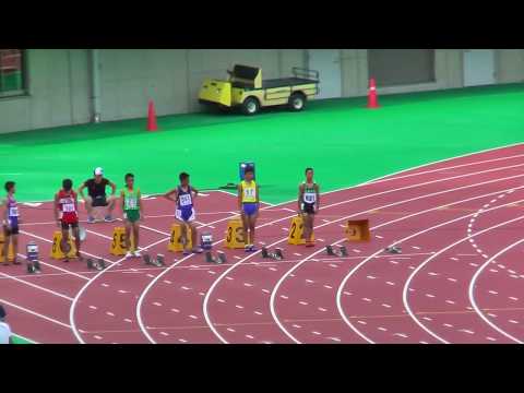 H29年度 学校総合 埼玉県大会 中学1年男子100m決勝