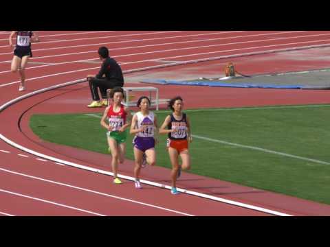 20170518群馬県高校総体陸上女子1500m予選2組