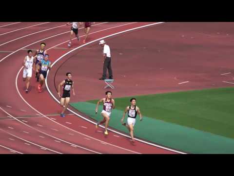 高男 共4x400mR 決勝_2017福岡県高校学年別選手権