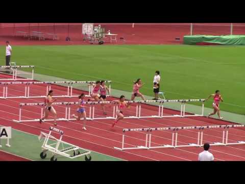2016 西日本インカレ陸上 女子100mH予選5