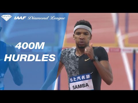 Abderrahman Samba wins a 400m Hurdle showdown in Shanghai - IAAF Diamond League 2019