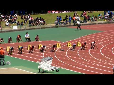 20180429 大阪陸上競技カーニバル　中学男子　100m　予選　4組