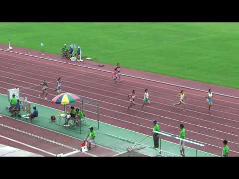 H29　関東中学校陸上競技大会　女子200m　予選3組