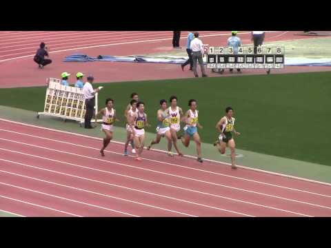 2015日本学生個人陸上 男子800m 予選5
