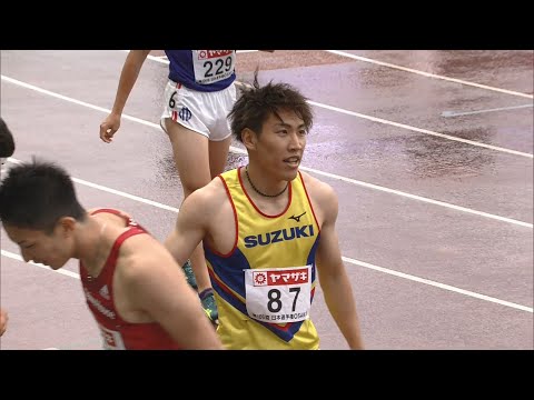【第106回日本選手権】男子 200ｍ 予選2組