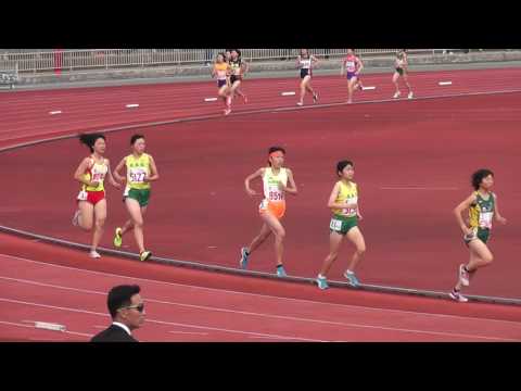 2017京都市内ブロック　女子3000m1組ダイジェスト　西京高校