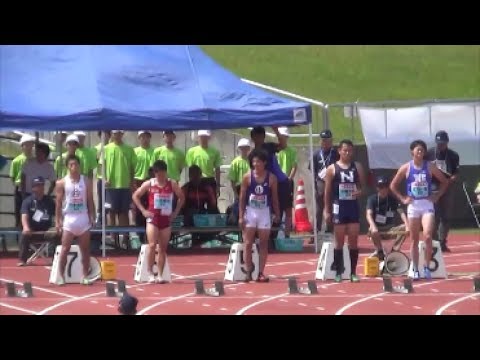 日本陸上混成競技2017 U20男子十種100m1組