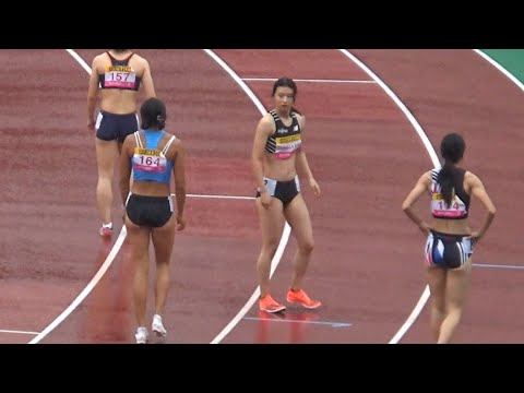 福部・田中・青木など 予選 GP 女子100mH 織田記念陸上2024