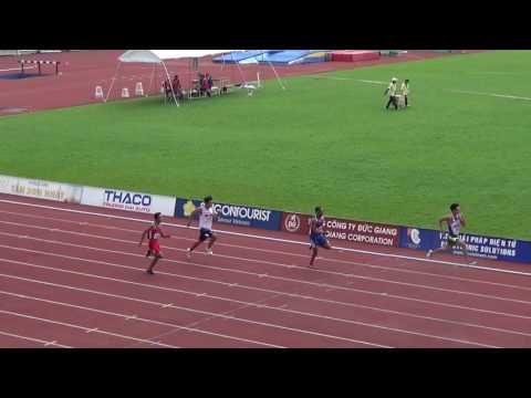 200m men heat 3 - Asian Junior 2016