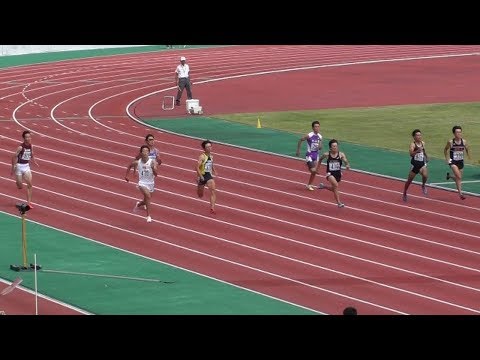 2017 東北総体 陸上 男子200メートル予選1組目