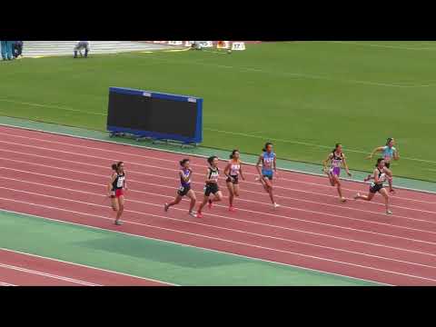 H29　ジュニアオリンピック　B女子100m　準決勝2組