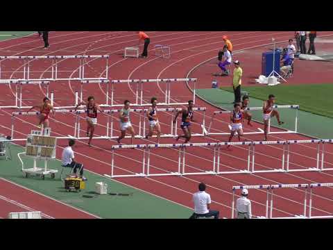 H30　関東インカレ　男子1部110mH　準決勝2組