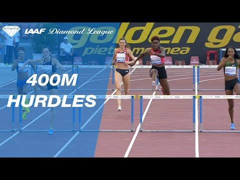 Georganne Moline Wins Women&#039;s 400m Hurdles - IAAF Diamond League 2018