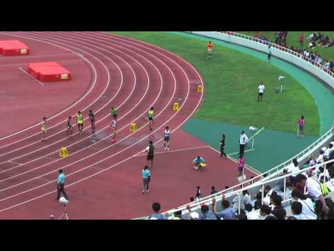 H29　千葉県中学総体　男子4x100mR　予選5組