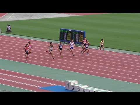 H30　ジュニアオリンピック　C女子100m　予選4組