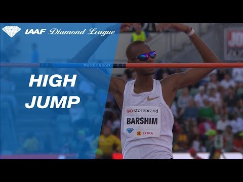 Mutaz Barshim Wins Men&#039;s High Jump - IAAF Diamond League Oslo 2018