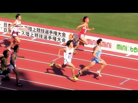 2015ジュニア陸上男子 100ｍ 準決勝1組 20151017