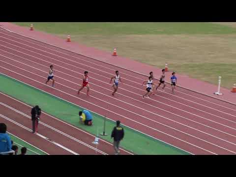 2018 第1回県記録会 高校一般男子100m2組