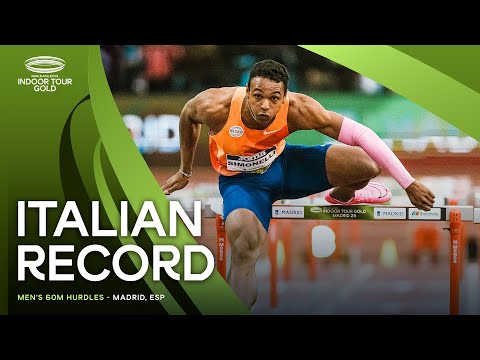 Simonelli powers to national 60m hurdles record 🔥 | World Indoor Tour 2024