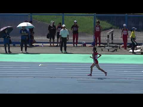 20180916131331県高校新人大会女3000ｍ決勝1組 外薗 美里