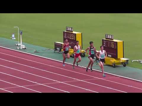 ２０１８　山口県高校総体陸上　男子５０００ｍ　タイムレース１組