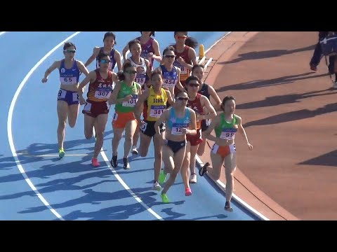 決勝 女子1500m 日本学生個人陸上2024