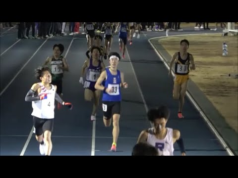 日体大記録会 5000ｍ37組 佐藤(秋田工,22年度中大新入生) 2021.12.5