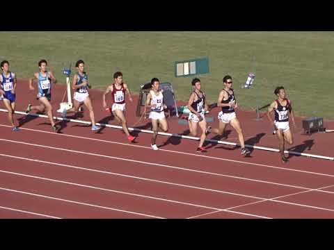 2018 関西学生陸上競技種目別選手権大会　男子800ｍ準決勝2組