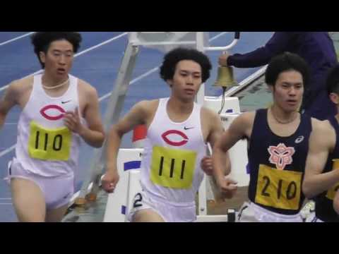 【頑張れ中大】中大日体大対校戦　男子800m1組　2017.4.9