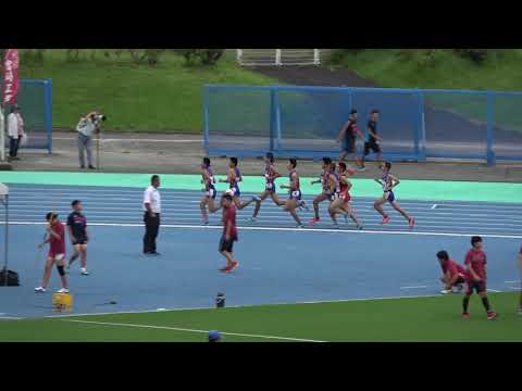 20180914142039県高校新人大会OP男1500ｍ2組 浜田 稜