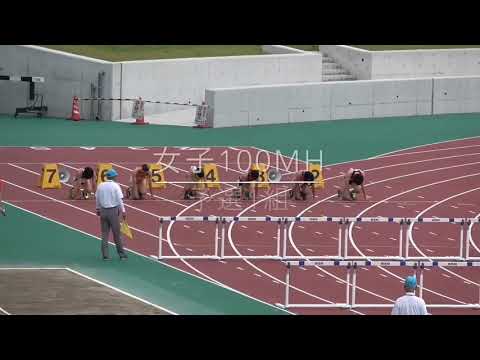 2019.6.16 南九州大会 女子100mH予選