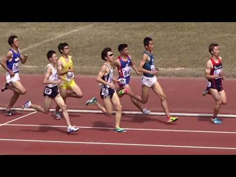 第66回大阪学生陸上競技対校選手権大会　男子 800m予選4組