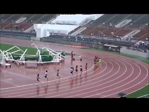 四国中学総体2017・陸上競技／女子2年1500m決勝、近江香穂（香長中）4分39秒07