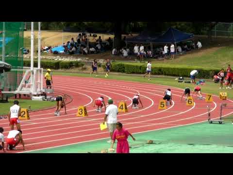 20170814 第３回堺市陸協記録会 男子　2年　200m　TR　5組　HGT