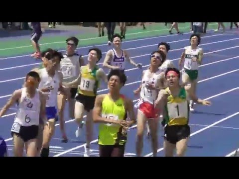 日体大記録会 1500ｍ9組（最終組）　2016.5.14