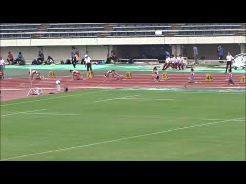 2018関西学生新人陸上競技選手権大会　女子200ｍ準決勝1組