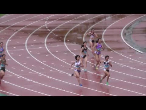 日本陸上混成競技2017 U20女子七種200m1組