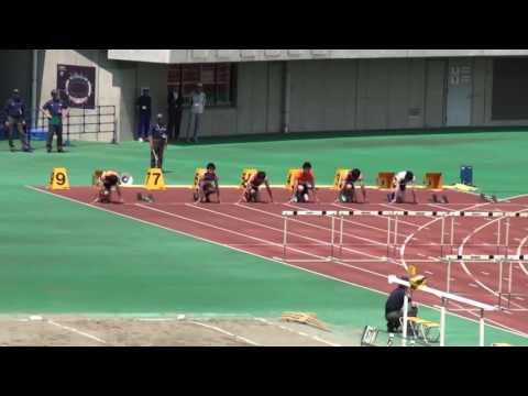 58th東日本実業団 男子110mH予選2組 札場大輝 14.21(-0.4)