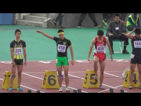 男子100m_決勝_第33回北海道高校新人陸上20170914