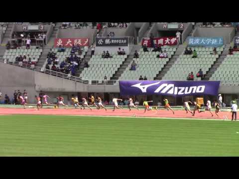 2015 日本インカレ陸上 男子4×100mR 予選3