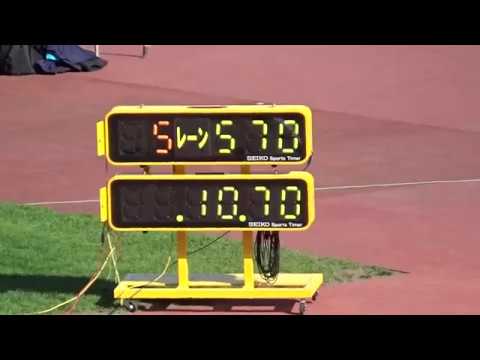 男子100m_決勝_第72回北海道高校陸上20190619