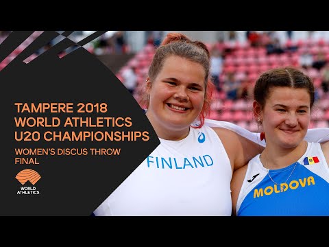 Women&#039;s Discus Throw Final - World Athletics U20 Championships Tampere 2018