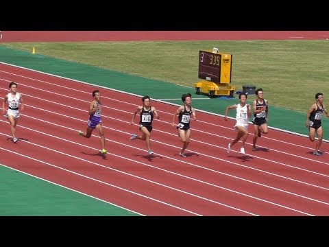 2017 東北総体 陸上 男子200メートル決勝